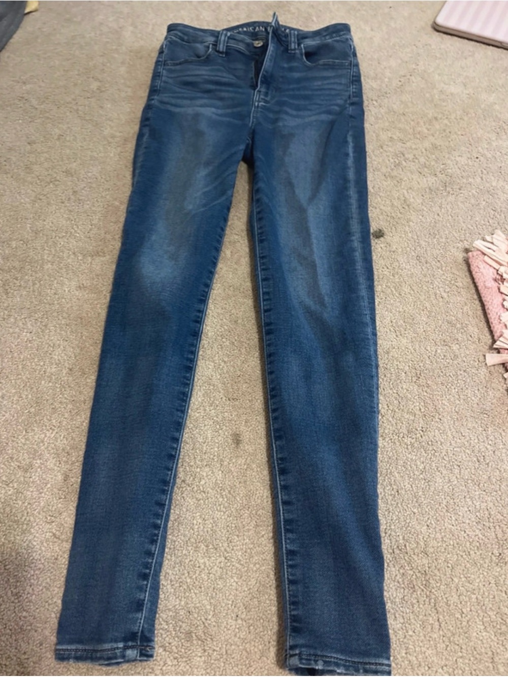 American Eagle Outfitters Dark Blue Women's Skinny Jeans